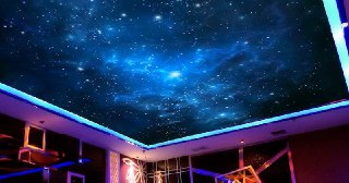 Натяжной потолок звездное небо Клинцы, цена от 5281 руб.